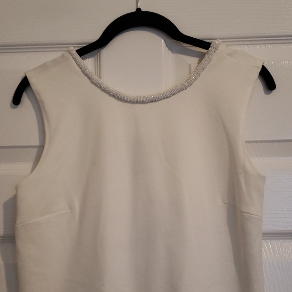 Carmen Marc Valvo White/Ivory Dress